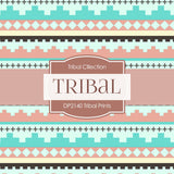 Tribal Prints Digital Paper DP2140 - Digital Paper Shop