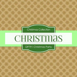 Christmas Party Digital Paper DP791 - Digital Paper Shop