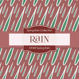 Spring Rain Digital Paper DP409 - Digital Paper Shop