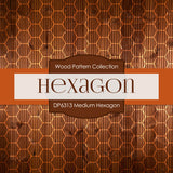 Medium Hexagon Digital Paper DP6313A - Digital Paper Shop