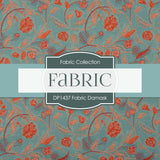 Fabric Damask Digital Paper DP1437 - Digital Paper Shop