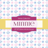 Baby Minnie Mouse Digital Paper DP1875 - Digital Paper Shop