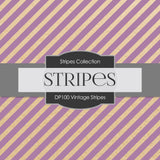 Vintage Stripes Digital Paper DP100 - Digital Paper Shop - 3