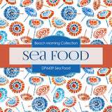 Sea Food Digital Paper DP6439 - Digital Paper Shop