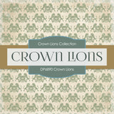 Crown Lions Digital Paper DP6890 - Digital Paper Shop