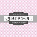 Rounded Quatrefoil Digital Paper DP6180A - Digital Paper Shop