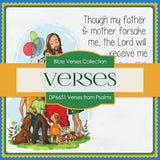 Verses From Psalms Digital Paper DP6651 - Digital Paper Shop