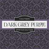 Dark Grey Purple Digital Paper DP949 - Digital Paper Shop