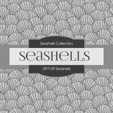 Seashells Digital Paper DP7109 - Digital Paper Shop