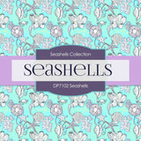 Seashells Digital Paper DP7102 - Digital Paper Shop