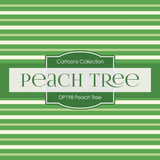 Peach Tree Digital Paper DP198 - Digital Paper Shop