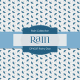 Rainy Day Digital Paper DP4337 - Digital Paper Shop