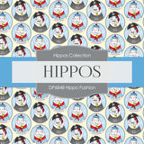 Hippo Fashion Digital Paper DP6848 - Digital Paper Shop