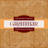Grammar Wheel Digital Paper DP6367 - Digital Paper Shop