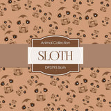 Sloth Digital Paper DP3793A - Digital Paper Shop