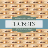 Cinema Ticket Digital Paper DP6919 - Digital Paper Shop