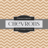 Vintage Chevrons Digital Paper DP967 - Digital Paper Shop - 2