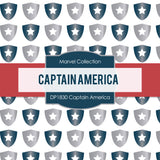 Captain America Digital Paper DP1830 - Digital Paper Shop