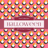 Owl' O Ween Digital Paper DP173 - Digital Paper Shop