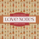 Love Notes Digital Paper DP6959 - Digital Paper Shop