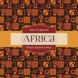 Abstract Africa Digital Paper DP6676 - Digital Paper Shop