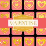 Happy Valentine Digital Paper DP3798 - Digital Paper Shop