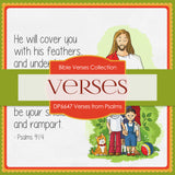 Verses From Psalms Digital Paper DP6647 - Digital Paper Shop