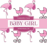 Baby Girl Digital Paper DP4024 - Digital Paper Shop