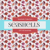 Seashells Digital Paper DP7100 - Digital Paper Shop