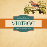 Vintage Birds Digital Paper DP6029 - Digital Paper Shop - 4