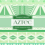 Awesome Aztec Digital Paper DP4020 - Digital Paper Shop