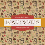 Love Notes Digital Paper DP6964 - Digital Paper Shop