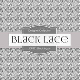 Black Lace Digital Paper DP871 - Digital Paper Shop