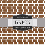 Rainbow Brick Digital Paper DP1057 - Digital Paper Shop - 3
