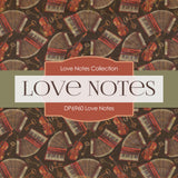 Love Notes Digital Paper DP6960 - Digital Paper Shop