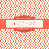 Cat In The Hat Digital Paper DP2398 - Digital Paper Shop