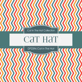 Cat In The Hat Digital Paper DP2396 - Digital Paper Shop