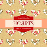 Sweet Hearts Digital Paper DP6001 - Digital Paper Shop - 4