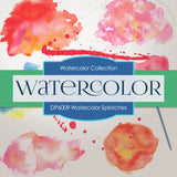 Watercolor Splotches Digital Paper DP6009 - Digital Paper Shop - 4