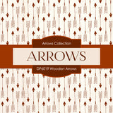 Wooden Arrows Digital Paper DP6019 - Digital Paper Shop - 3
