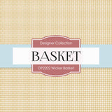 Wicker Basket Digital Paper DP2202 - Digital Paper Shop