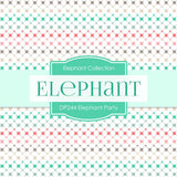 Elephant Party Digital Paper DP244 - Digital Paper Shop