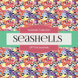 Seashells Digital Paper DP7104 - Digital Paper Shop