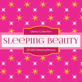 Sleeping Beauty Digital Paper DP1855 - Digital Paper Shop
