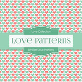 Love Patterns Digital Paper DP6189B - Digital Paper Shop