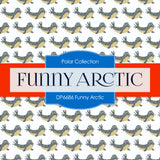 Funny Arctic Digital Paper DP6686 - Digital Paper Shop