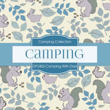 Camping With Dad Digital Paper DP2403 - Digital Paper Shop