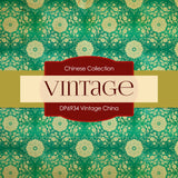 Vintage China Digital Paper DP6934 - Digital Paper Shop