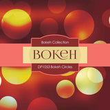 Bokeh Circles Digital Paper DP1053 - Digital Paper Shop