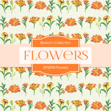 Flowers Digital Paper DP6098 - Digital Paper Shop